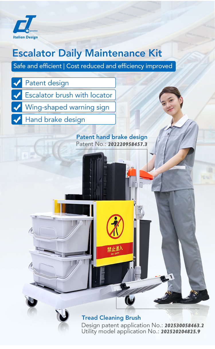 CT Escalator Daily Maintenance Kit - Cleanic Cleaning Equipment